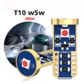 Miniatyrbild 1 av 8: T10 w5w röda Led lampor Canbus 3x 3030SMD chip 2-pack 12-16v