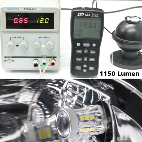 Ba15s 6000K led lampor bromsljus backljus 1156 p21w .