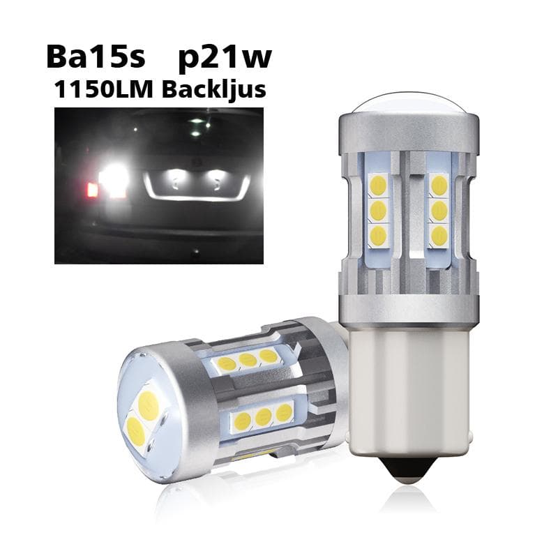 Ba15s 6000K led lampor bromsljus backljus 1156 p21w .