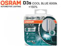 Miniatyrbild 1 av 6: Osram D3S 35W 6000k Duo-box +150% COOL BLUE INTENCE xenon lampor