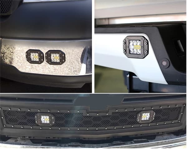 LED Ramp, Infällt Arbetsljus 5" 4320lm IP68