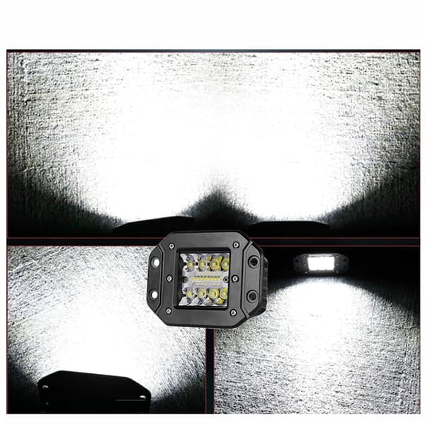 LED Ramp, Infällt Arbetsljus 5" 4320lm IP68