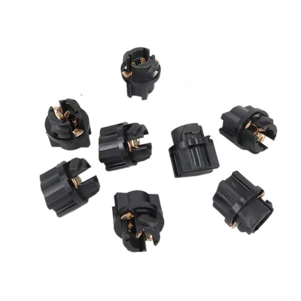 T5  socklar adaptor 8-pack lamphållare instrumentbelysning