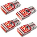 Miniatyrbild 1 av 5: T10 w5w Canbus Röda 4-pack Led lampor m. 18st 4014smd chip