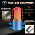 Miniatyrbild 7 av 9: Bay15d p21/5w 1157 Led lampor gulvita chip Dualcolor 2-pack ,.