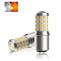 Miniatyrbild 1 av 9: Bay15d p21/5w 1157 Led lampor gulvita chip Dualcolor 2-pack ,.