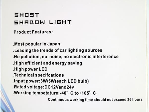 Citroen led Laserlogga styling till tex. bildörrar M3 M5 M6