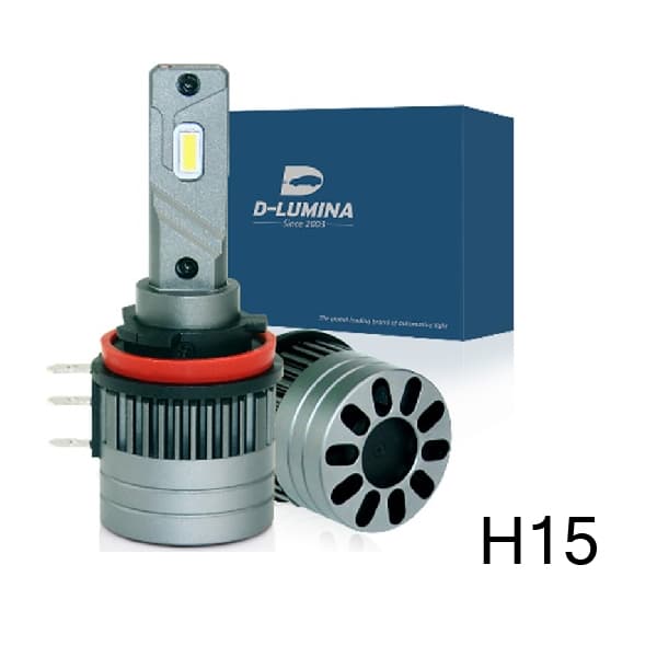 H15 Led helljus + DRL 3200 lum 30w 6000k S18 kit