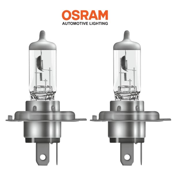 Osram H4 ORIGINAL 55/60w halogen lampor 12v DC P43t