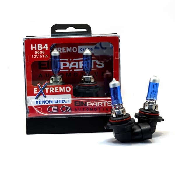 EINPARTS HB4 9006 Xenonlook 55w halogen lampor P22d 12v 2-pack