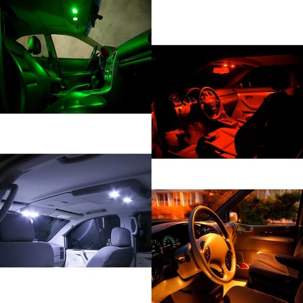 T10 w5w 10-pack Ledlampor med  3030smd chip 12v DC olika färger