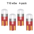 Miniatyrbild 1 av 5: T10 w5w 4-pack Ledlampor med 3030smd chip 12v DC olika färger