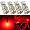 Miniatyrbild 1 av 3: T10 w5w Canbus Röda 4-pack Led lampor 12v / 24v