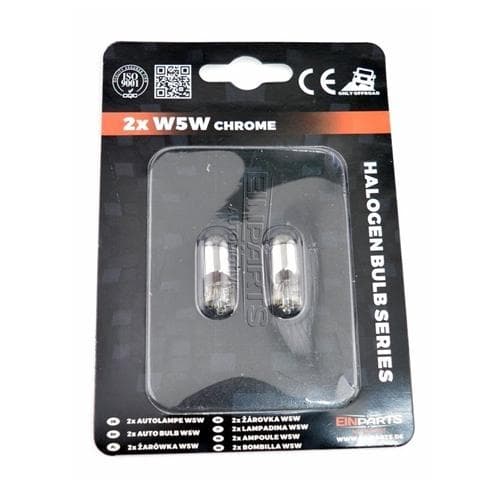 T10 w5w wy5w W2,1x9,5d vanlig blinkers lampa 5w halogen