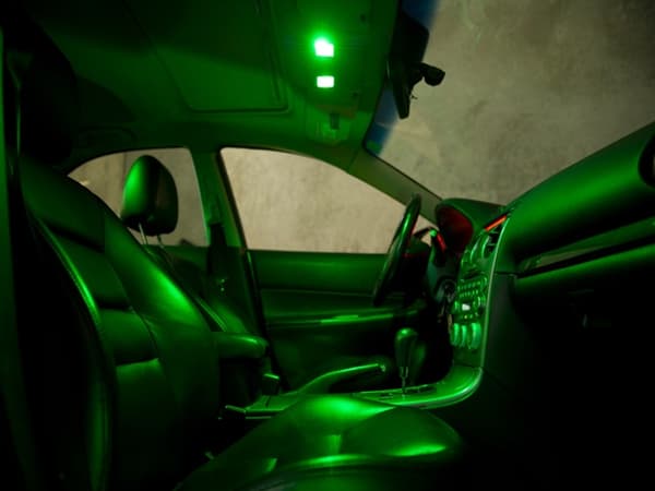 Spollampa 31mm grön canbus Led 5050SMD 4-pack C5W SV8.5