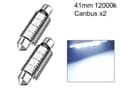 Miniatyrbild 1 av 5: C5W Canbus 31mm 36mm 39mm 41mm Led spollampor SV8.5 c10w