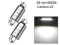 Miniatyrbild 1 av 6: C5W Canbus 31mm 36mm 39mm 41mm Led spollampor SV8.5 c10w