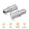 Miniatyrbild 2 av 8: Ba15s 6000K led lampor bromsljus backljus 2000 Lumen 1156 p21w .