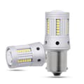 Miniatyrbild 1 av 8: Ba15s 6000K led lampor bromsljus backljus 2000 Lumen 1156 p21w .