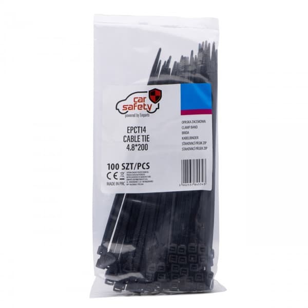 Buntband 4,8mm x 200mm 100-pack Carsafety