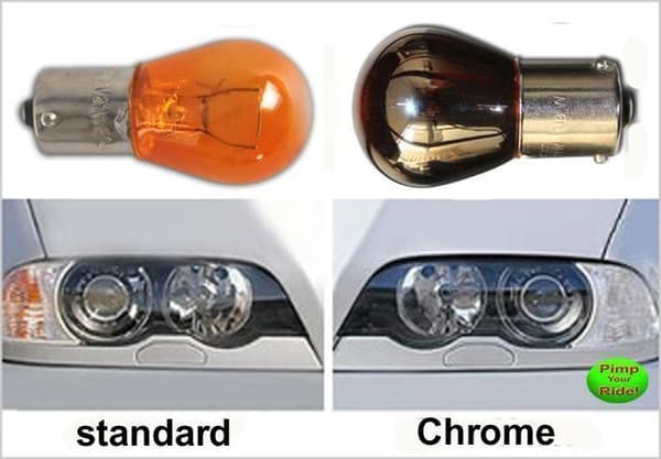 OSRAM Bau15s Diadem krom blinkers lampa py21w halogen lampor