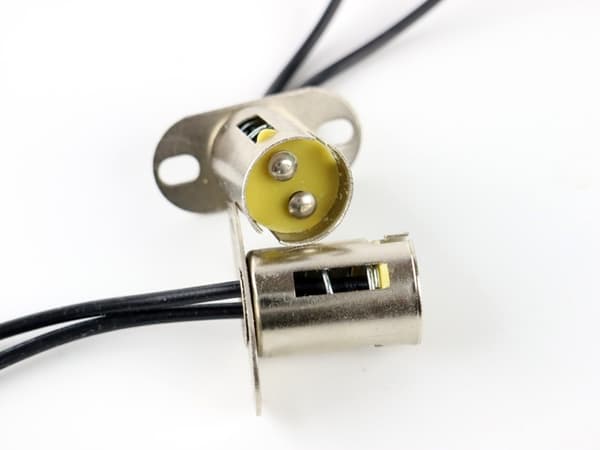 Bay15d 1157 p21/5w led / halogen , kontakter / sockel fattning   2-pack