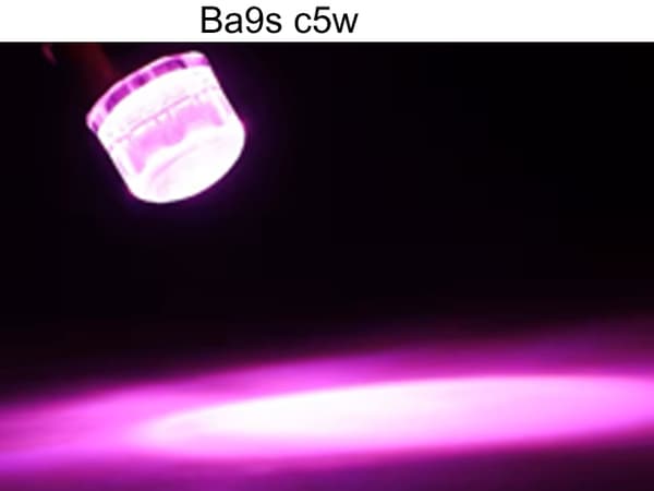 BA9S Pink / Rosa 4-pack rundstrålande t4w led med 1st fluxled chip