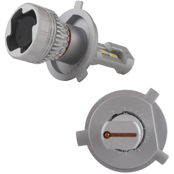 F5c led kit H4 +3500 lumen 53w 6000k halvljus helljus 2-pack