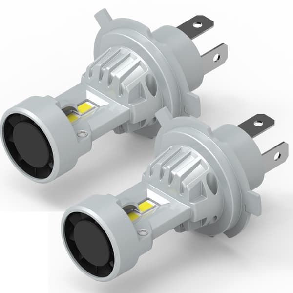 V5 H4 40w Led kit 4000 lumen 6000k med fläkt 2-pack