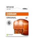 Miniatyrbild 1 av 3: Osram wy21w 2-pack orange Original lampor position mm 7440 WX3x16d