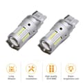 Miniatyrbild 1 av 3: 7440 6000K led lampor bromsljus backljus 2000 Lumen w21w T20 .