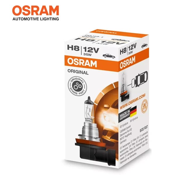 Osram H8 ORIGINAL 35w halogen lampor 12v DC PGJ19-1  1st