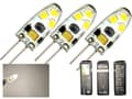 Miniatyrbild 1 av 5: G4 1,5w dimbar 12v DC + AC Led lampa 3100K varmvit G-4 3-pack