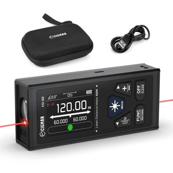 Laseravståndsmätare, 120m räckvidd, hög noggrannhetsmätning,CKAIWEETS CD-60C