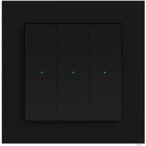 Heatit - Z-Push Veggkontroller - Sort
