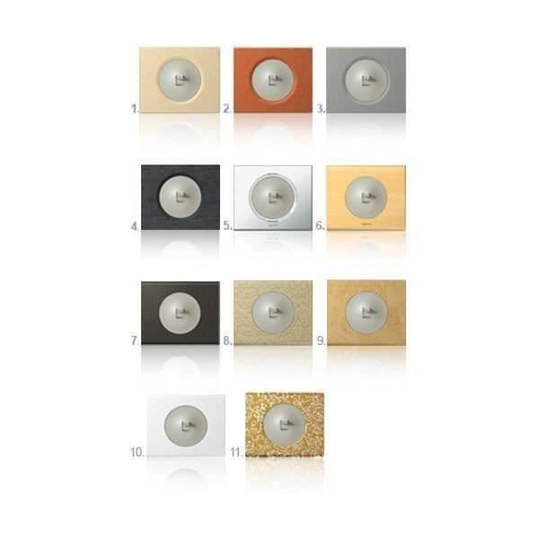 Skylt - LEGRAND - Céliane - Spegelglasfinish - 1 plats - Vertikal/horizontal montering