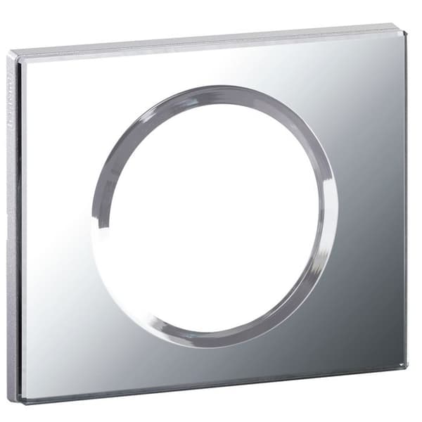 Skylt - LEGRAND - Céliane - Spegelglasfinish - 1 plats - Vertikal/horizontal montering