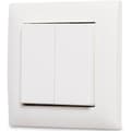 Miniatyrbilde 2 av 2: xComfort Multifunksjonell trykknapp 55x55mm dobbel komplett