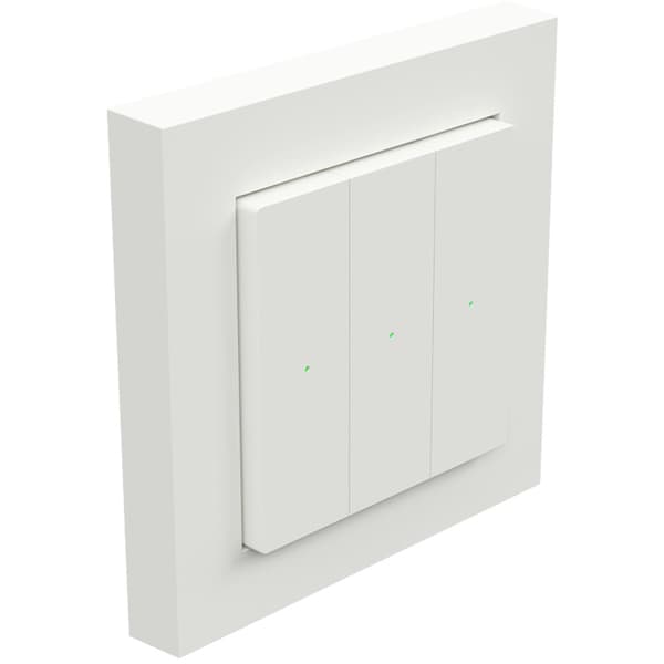 Heatit - Z-Push Veggkontroller - Hvit 9003