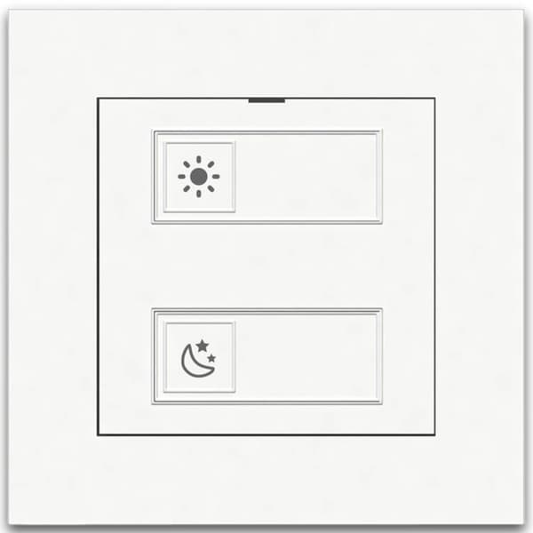CTM Lyng mTouch Bryter Dag Natt Matt Hvit Open Protocol