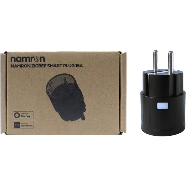 Namron Zigbee Smart Plug 16A sort