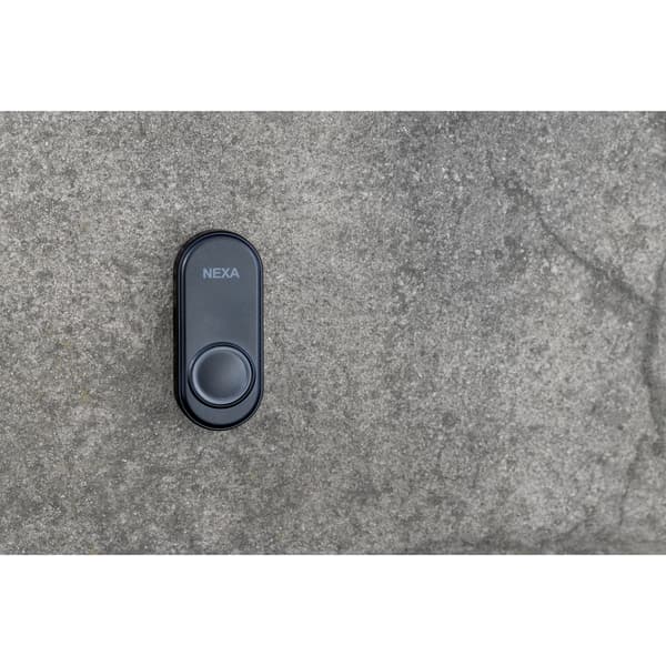 Nexa trykknapp til ringeklokke IP44 MLT-1925 Sort