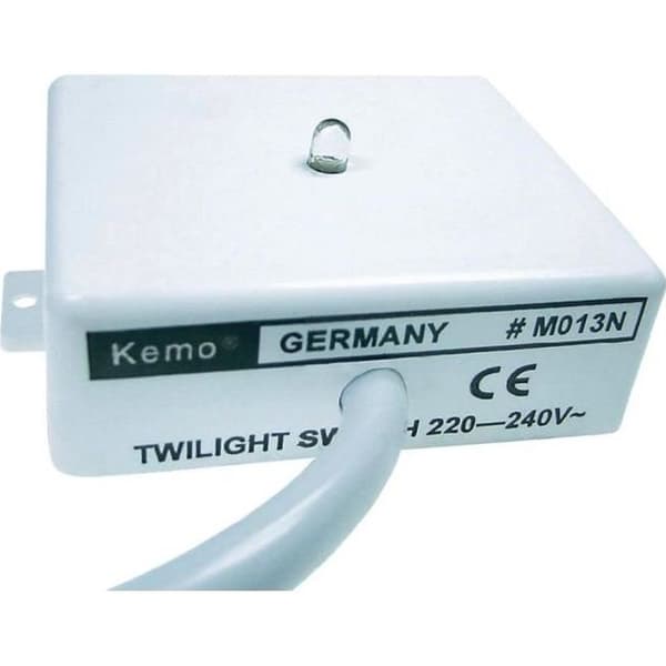 Elektronisk skymningsbrytare - KEMO - M013N - 10-60 Lux - 220-240 V/AC