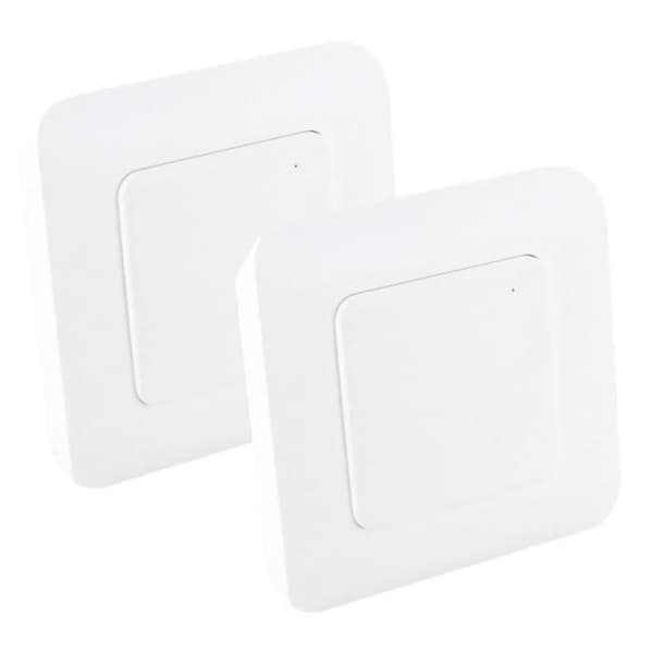 Dio-ansluten hemswitch - 54617 - Kit med 2 enkla trådlösa DIO 1.0-switchar