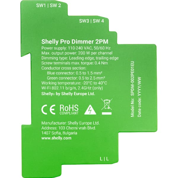 Shelly Pro Dimmer 2PM