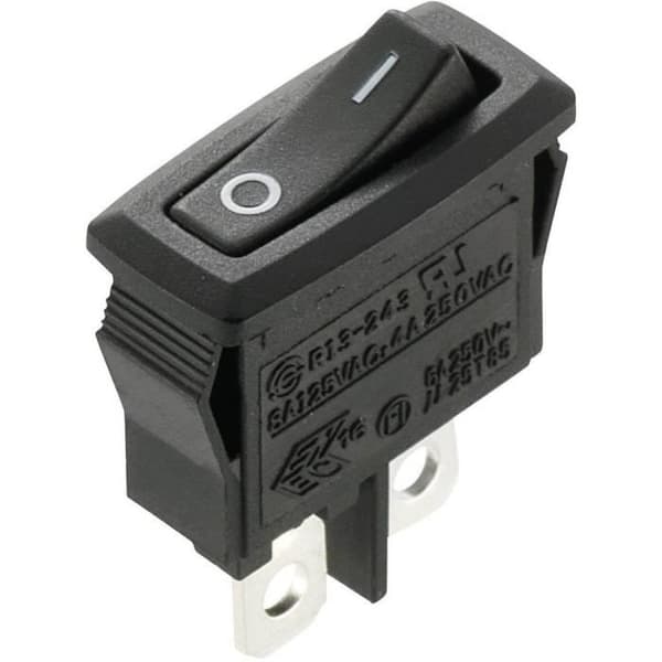 Vippströmbrytare TRU COMPONENTS TC-R13-243A-02 1588060 250 V-AC 4 A 1 x Av-på-låsning 1 st.