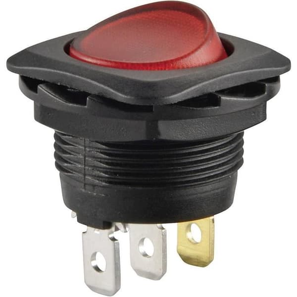 Vippströmbrytare TRU COMPONENTS TC-R13-135B-02 1587556 250 V-AC 10 A 1 x Av-på-spärr 1 st.