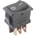 Miniatyrbild 1 av 2: Vippströmbrytare - TRU COMPONENTS - TC-R13-166PB-02 - 250 V/AC 6 A - 2 x On/On-låsning
