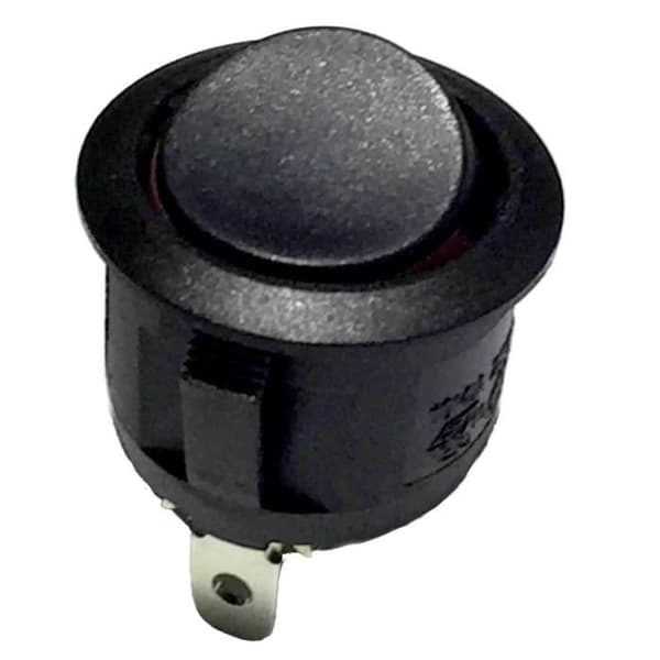 Switch - R13-112A2 B-B-R - 250 V-AC 6 A - Svart - Klar att installera