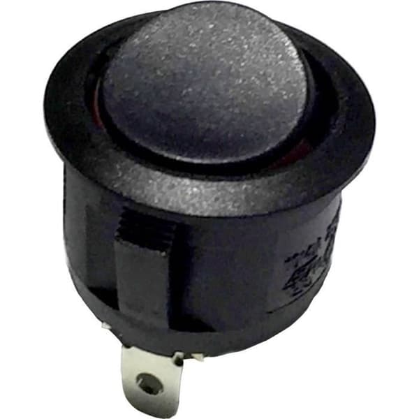 Switch - R13-112A2 B-B-R - 250 V-AC 6 A - Svart - Klar att installera